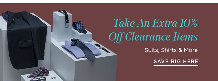 Take An Extra 10% Off Clearance Items [ SAVE BIG HERE ]