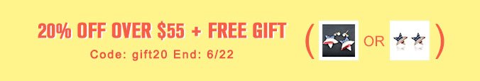 20% OFF Over $55 + FREE GIFT