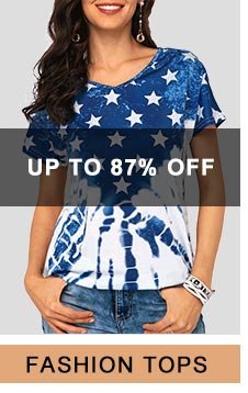 Fashion Tops Up To 87% Off