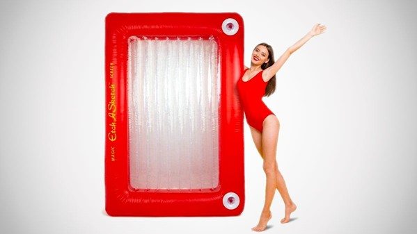 Etch A Sketch Pool Float
