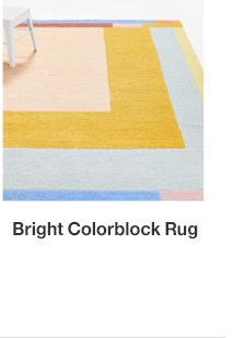 Bright Colorblock Rug