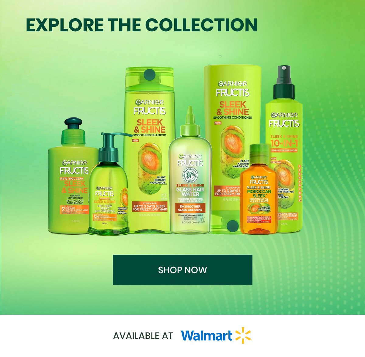 Sleek and Shine Available at Walmart