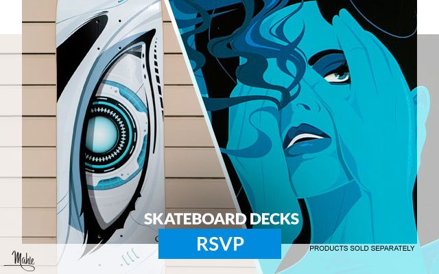 Nocturnal & The Acumen Eye Skateboard Deck Previews