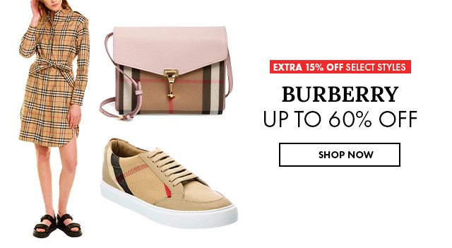 Extra 15% Off Select Burburry Styles