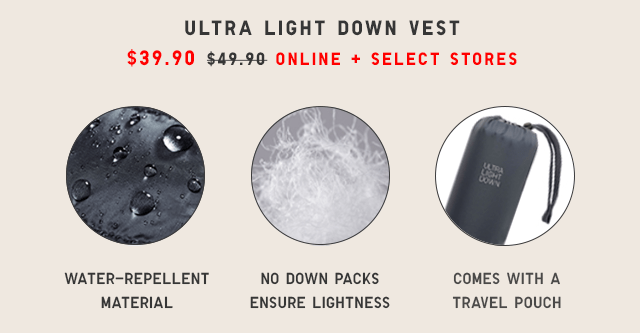 ULTRA LIGHT DOWN