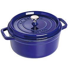 Staub 4 qt. Round French Cocotte in Dark Blue