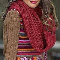 Knit Cotton Convertible Scarf