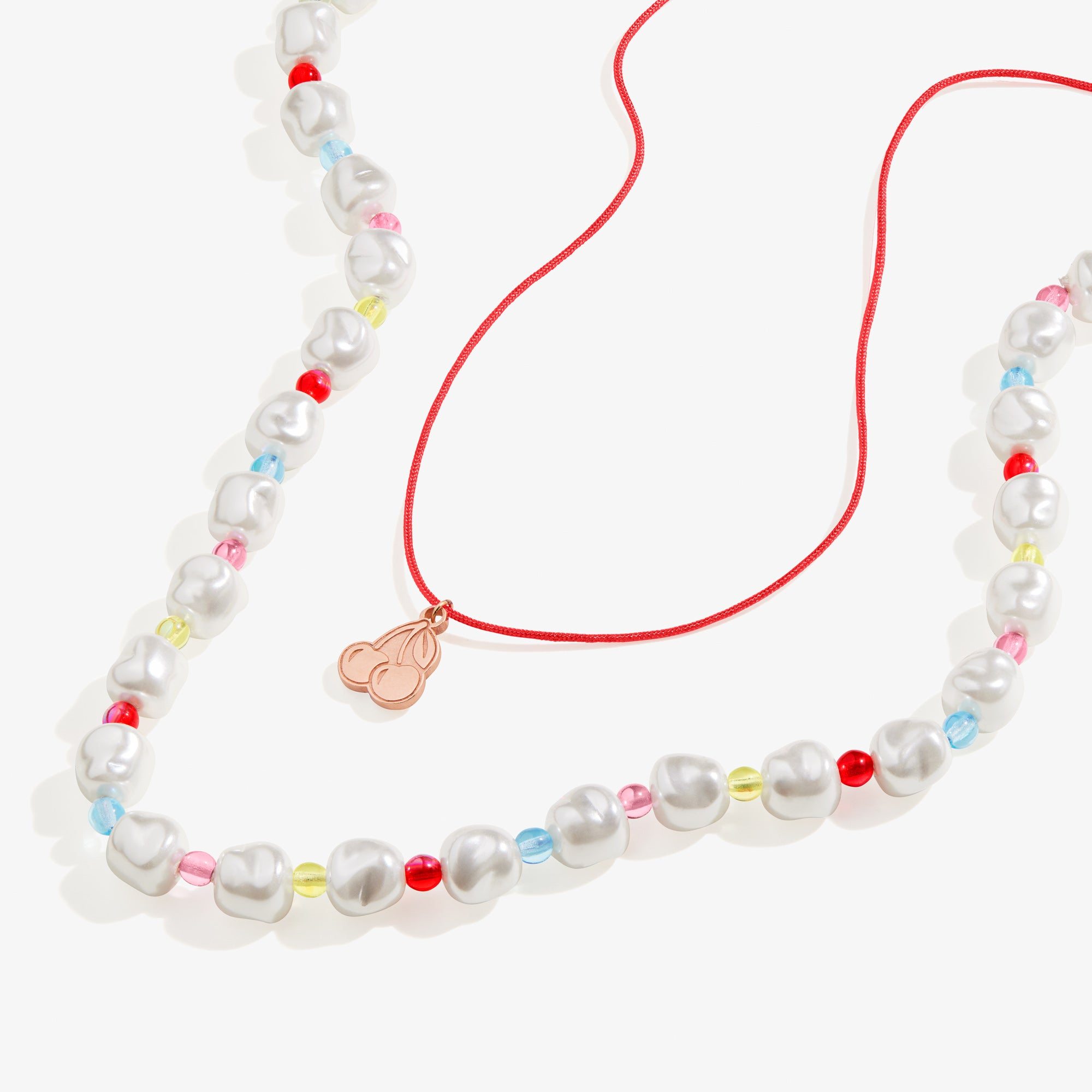 Image of Life is Sweet Cherry Layered Necklace Set