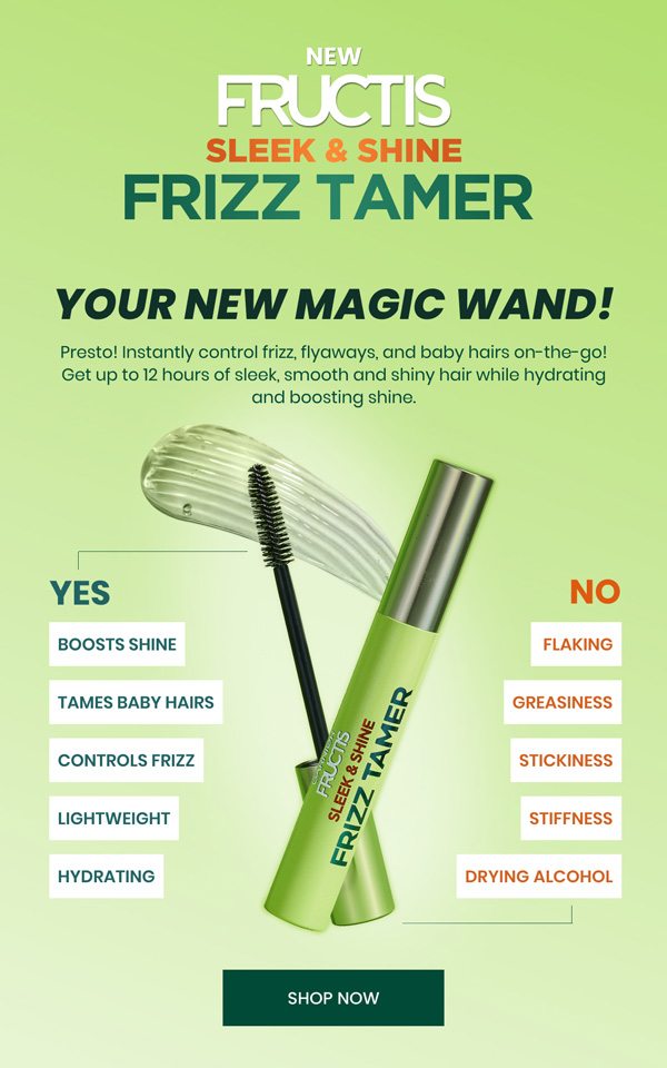 Meet Sleek & Shine Frizz Tamer