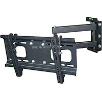 Monoprice EZ Series Full-Motion Articulating TV Wall Mount Bracket for TVs 32in to 55in, Max Weight 88 lbs, Extension Range of 3.7in to 20.1in, VESA Patterns Up to 400x200, Works with Concrete & Brick