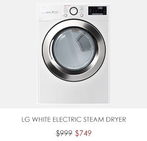 Shop LG White Electric Steam Dryer