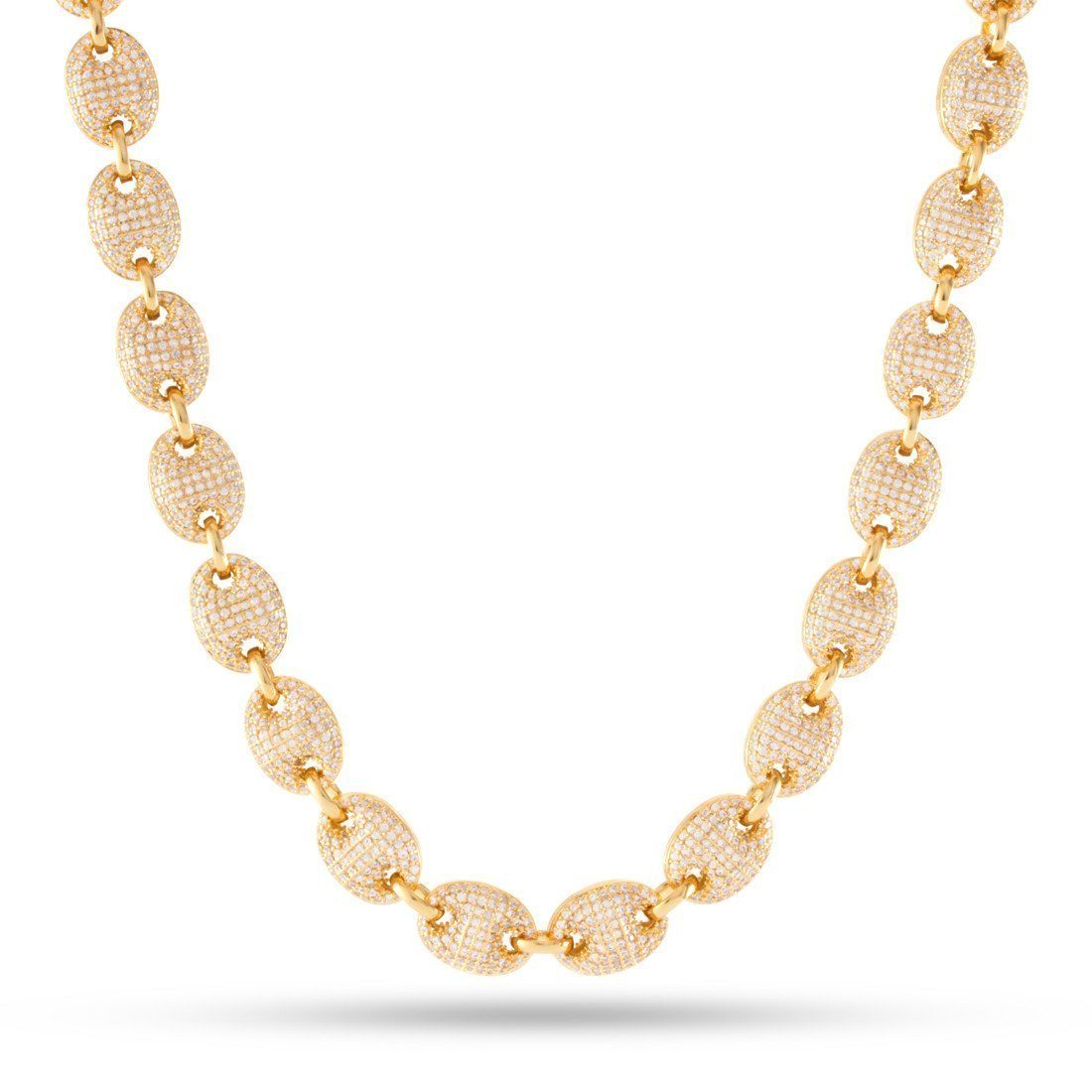 The 14K Gold CZ G-Link Chain