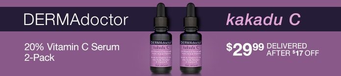 DERMAdoctor Kakadu C 20% Vitamin C Serum, 2-Pack $29.99 Delivered After $17 OFF While supplies last. Shop Now