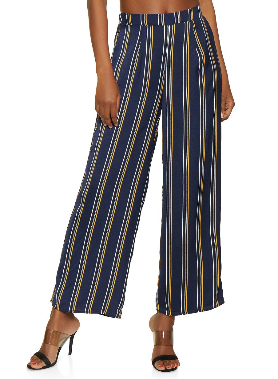 Striped Palazzo Pants