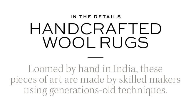 HANDCRAFTED WOOL RUGS