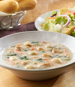 Soup, Salad and Breadsticks