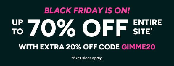 Up 70% off Entire Site