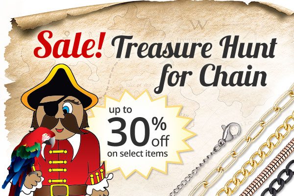 Sale! Treasure Hunt for Chain up to 30% off on select items