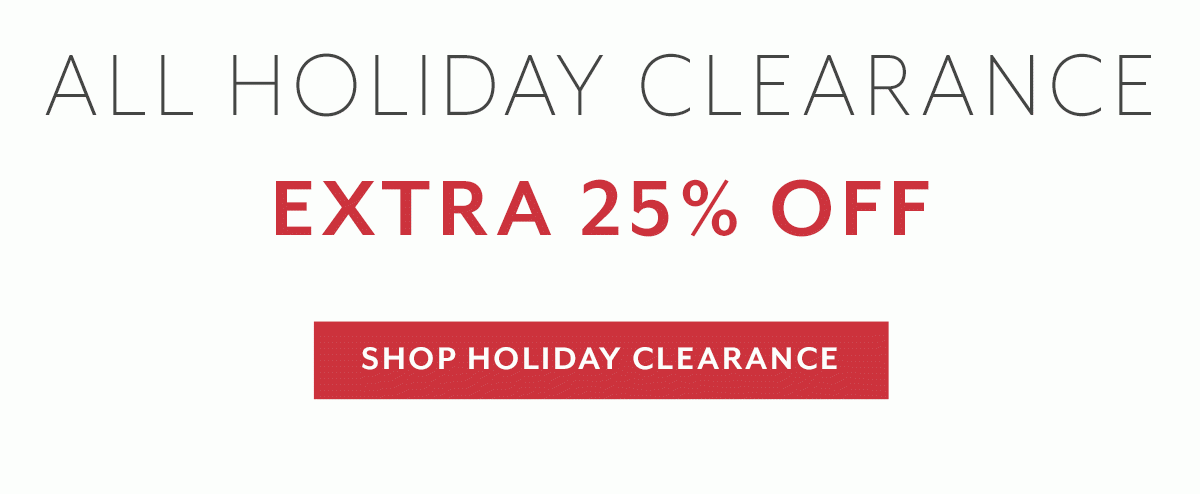 All Holiday Clearance