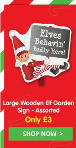 Large Wooden Elf Garden Sign - Assorted