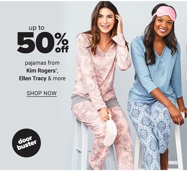 up to 50% off Pajamas from Kim Rogers, Ellen Tracy and more - Shop Now