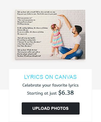 Lyrics on Canvas