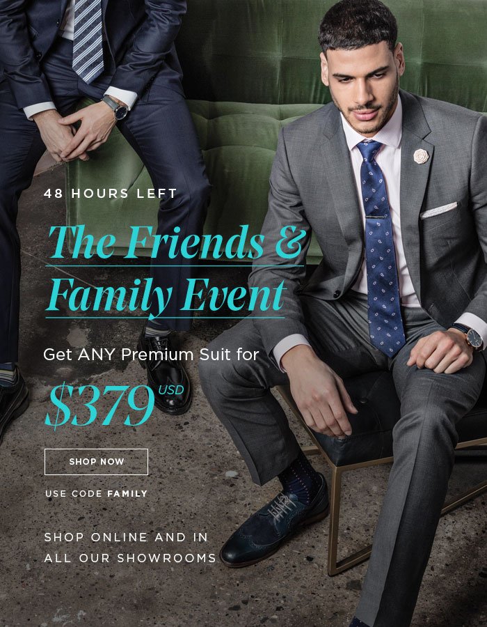 THE FRIENDS & FAMILY EVENT [SHOP NOW]