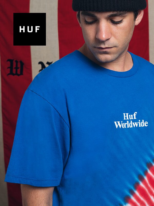 HUF Tie Dye Tees - New & Ready For Fourth Of July - Shop Now