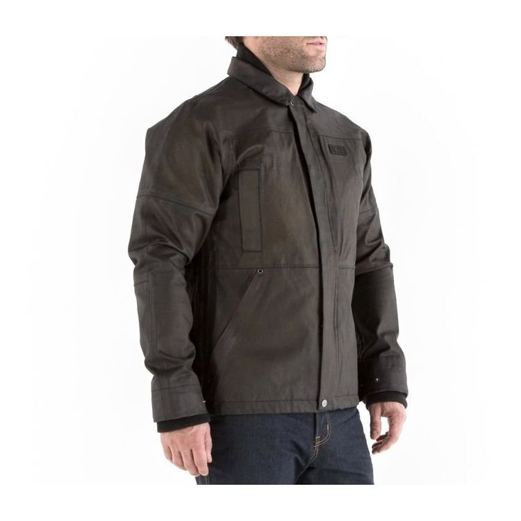 Knox Leonard Wax Jacket With Action Shirt