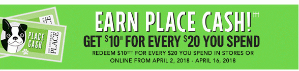 Earn PLACE Cash