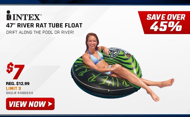 Intex 47" River Rat Tube Float