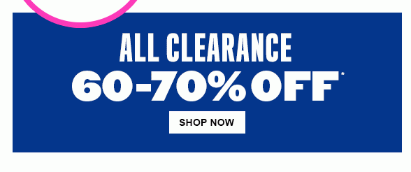 All Clearance 60-70% Off