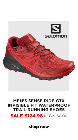Men's Sense Ride GTX Invisible Fit Waterproof Trail Running Shoes - Click to Shop Now