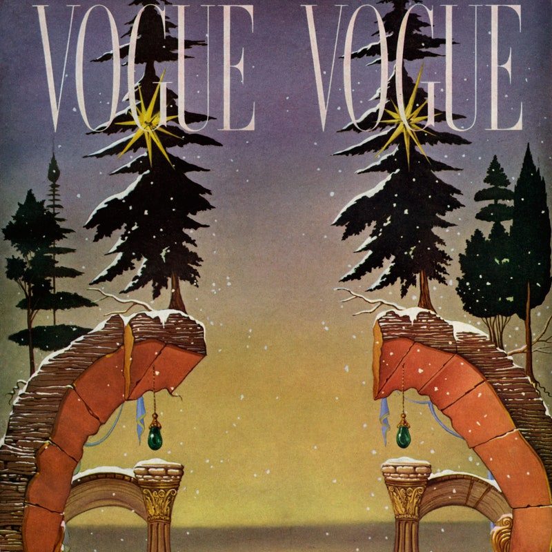 Cover by Salvador Dalí, *Vogue,* December 1, 1946