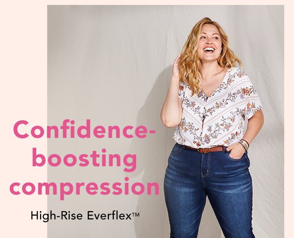 Confidence-boosting compression: High-Rise Everflex™.