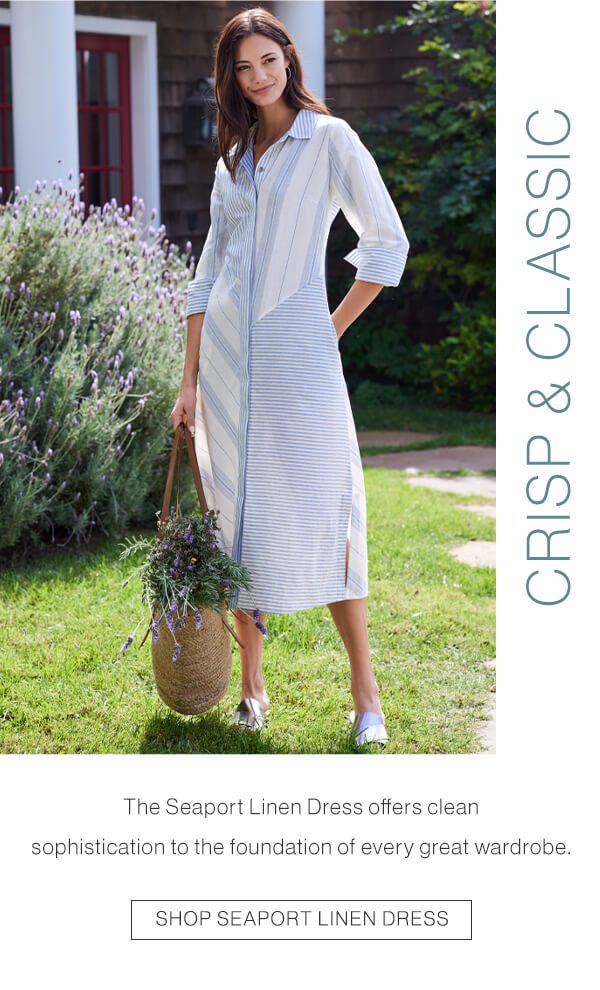 Shop Seaport Linen Dress