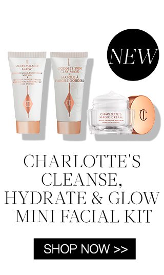 Charlotte's Cleanse, Hydrate & Glow Mini Facial Kit