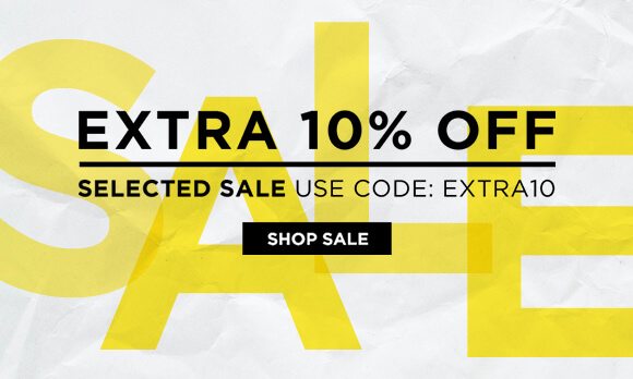 Extra 10% off selected SALE