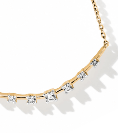 Image of a dazzling Diamond-Encrusted Necklace.