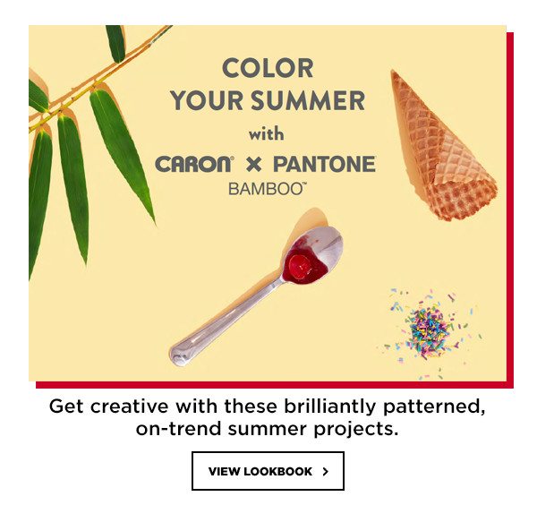 Caron x Pantone Look Book