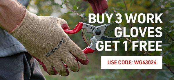 Work Gloves - Buy 3, Get 1 Free