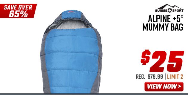 Suisse Sport Alpine +5° Mummy Bag