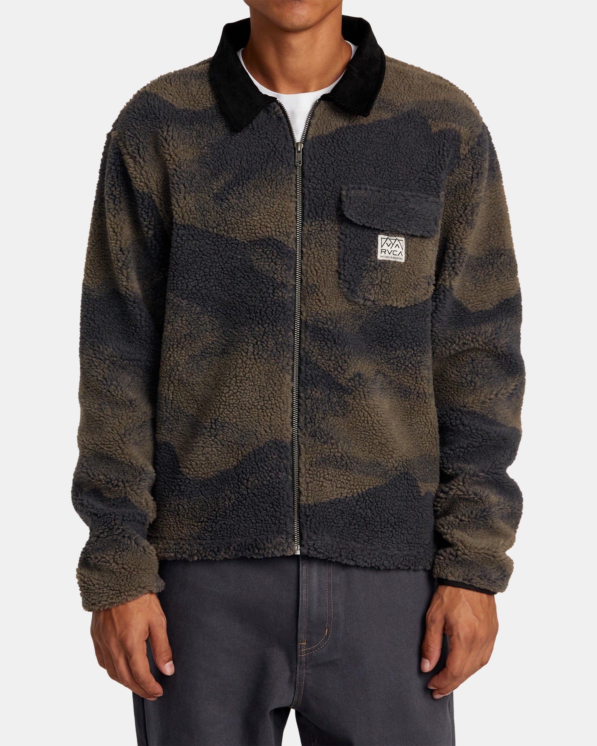 Image of Walker Sherpa Jacket - Blue Haze