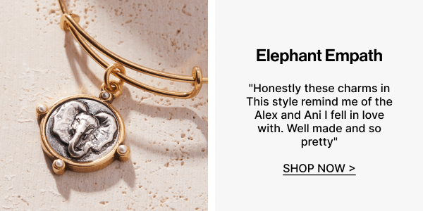 Elephant Charm Bangle