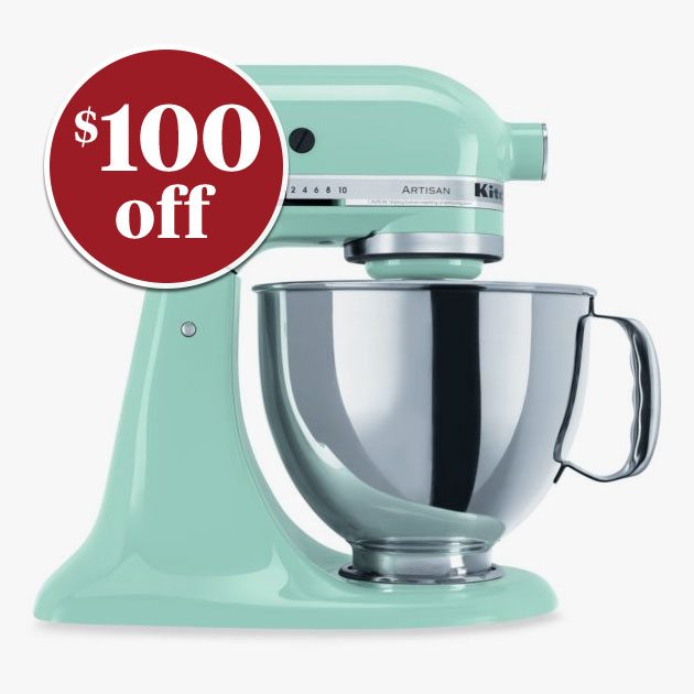 KitchenAid® Artisan® 5qt Stand Mixer in Aqua - $100 off