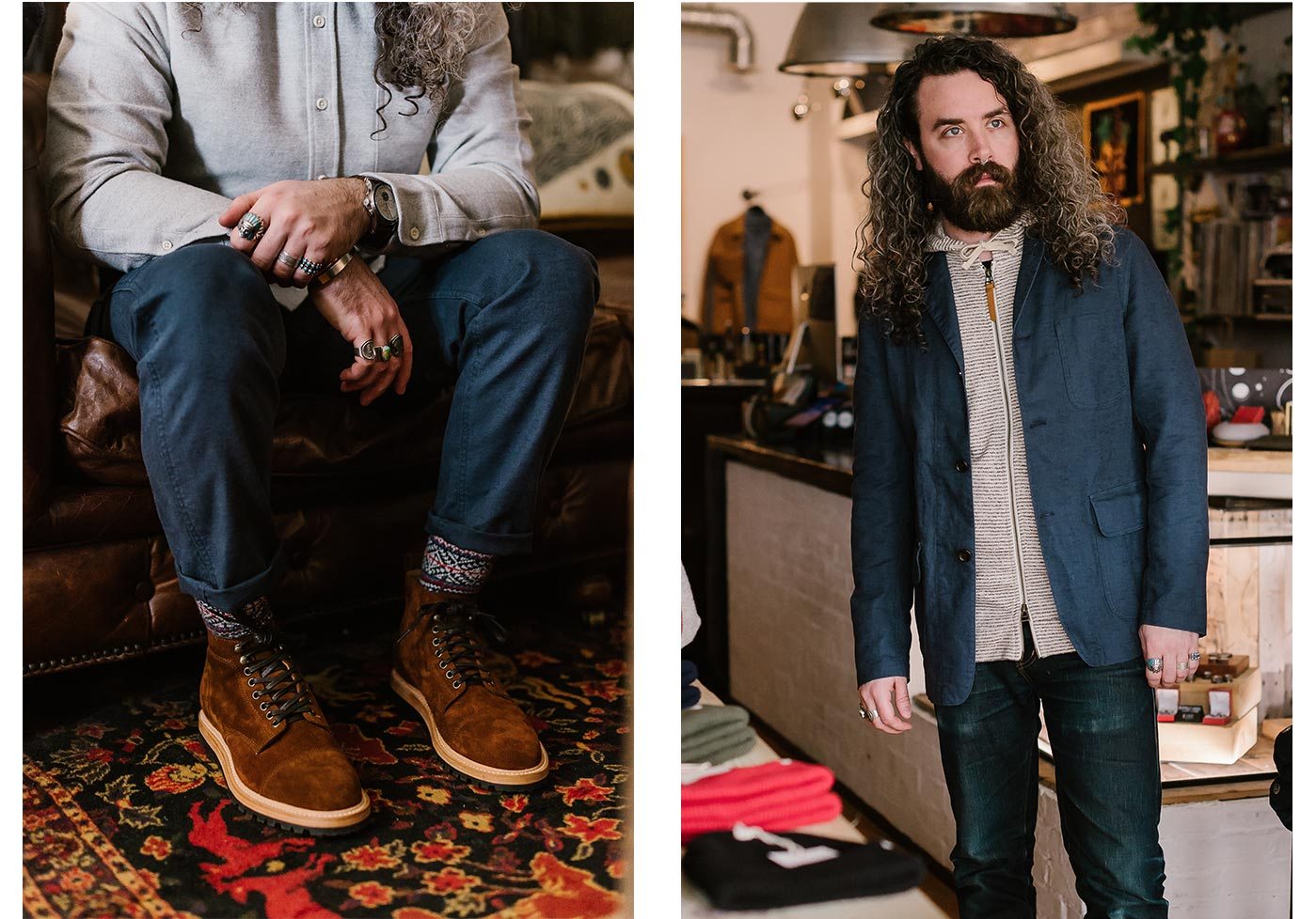James Dant in the Gibson Suit