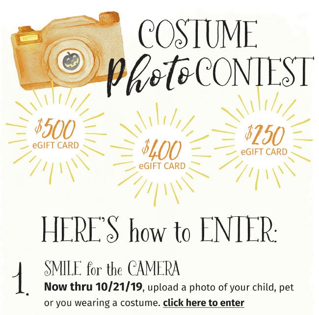 Chasing Fireflies Halloween Photo Contest | Win Up to $500 eGift Card…Contest Ends on 10/21.