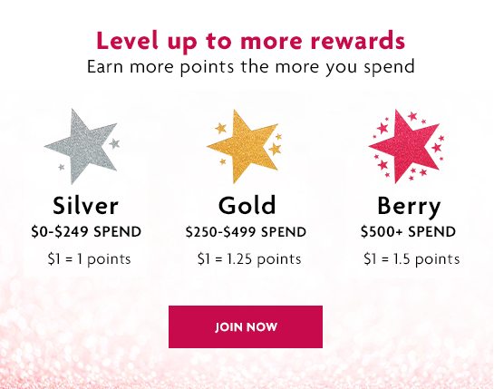 Level up to more rewards - JOIN NOW