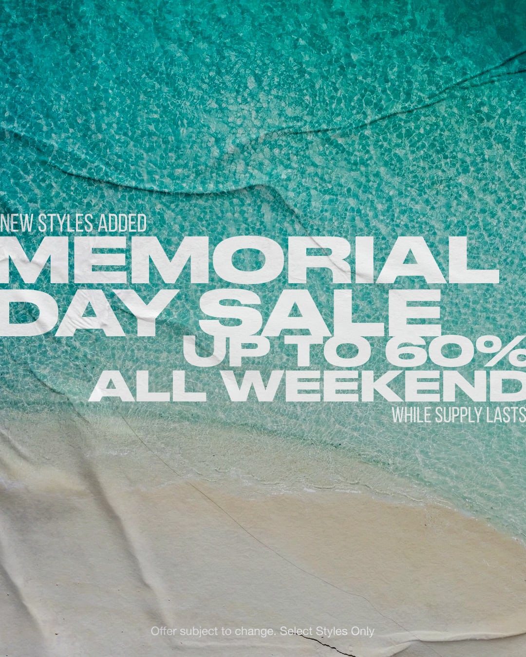 MEMORIAL DAY SALE