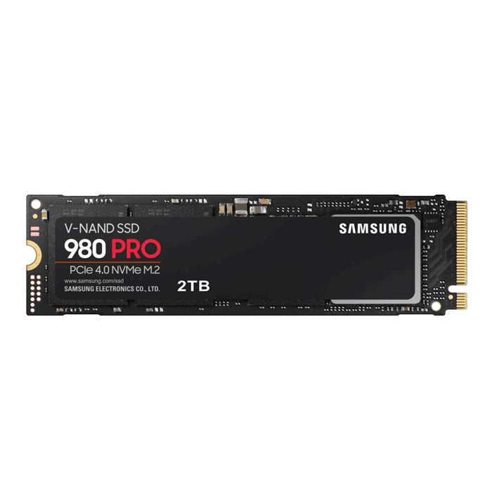 Samsung 980 Pro SSD 2TB M.2 NVMe Interface PCIe Gen 4x4 Internal Solid State Drive